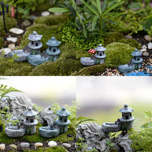 Mini torre de piscina Artificial Vintage, decoración de jardín de hadas en miniatura, artesanía, Micro paisajismo, accesorios de bricolaje 2024 - compra barato