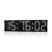 8 ''Display LED double-sided relógio de cronometragem corrida cronômetro digital cronômetro temporizador de contagem regressiva grande 2024 - compre barato