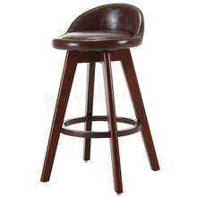 Walnut Non Hemp Rope Bar Table And Chair Simple Bar Chair Beech High Stool Bar Stool Front Desk Bar Chair Stool 2024 - buy cheap