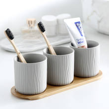 Nordic cerâmica escova de dentes bucal conjunto copo família casal pais crianças copo água do banheiro lavagem bucal copo 2024 - compre barato