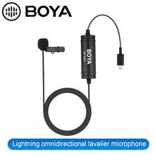 BOYA BY-DM1 Lavalier Microphone for iOS iPhone Xs Xr 8 7 SE 6S iPad Pro Air mini 2 iPOD TOUCH MFi Certified Lightning Connector 2024 - buy cheap