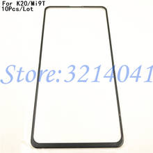 Panel de Cristal frontal de alta calidad para Xiaomi Redmi K20 / K20 Pro / Mi 9T, repuesto de Panel de cubierta de vidrio exterior, 10 unids/lote 2024 - compra barato