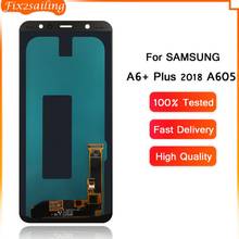 For Samsung A6 Plus High Quality LCD Display For A6+ 2018 A605 For Samsung A6 Plus 2018 Display Touch Screen Digitizer Assembly 2024 - buy cheap