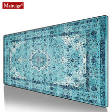 Vintage Persian Rug Blue Mouse Pad XXL Gamer Desk Mat Large Keyboard Pad Gaming MousePad 90x40cm/70x30cm for Laptop Table Pads 2024 - buy cheap