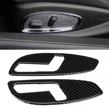 Carbon Fiber Left-hand Driving  Adjustment Panel Cover Trim Fit for Chevrolet Camaro 2017 2018 2019  Adjustment Sticker 2024 - buy cheap