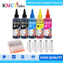 Kmcyink-cartucho de tinta recarregável pgi525 pgi 525 cli 526 para canon pixma ip4850 ip4950 ix6550 mg5150 mg5250 mg5350 mx715 mx885, recarregável 2024 - compre barato