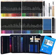 145-Piece Colored Pencils Set, Drawing Pencils and Sketching Kit, Complete Artist Kit, Includes Graphite Pencils, Metallic Color 2024 - buy cheap