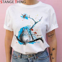 Totoro Studio Ghibli tshirt women japanese tumblr aesthetic summer top t shirt tumblr 2024 - buy cheap