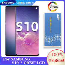 Pantalla Super AMOLED para Samsung Galaxy S10, G973, G973F, SM-G973F, piezas de montaje de digitalizador LCD 2024 - compra barato