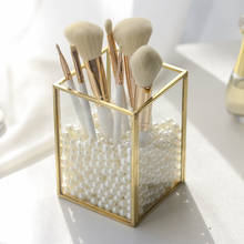 Nordic Style Makeup Brush Bucket Cosmetic Lipstick Comb Eye Shadow Storage Pen Holder Desktop Organizer Pattern 2024 - buy cheap