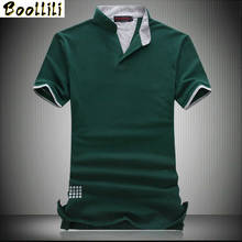 New 2020 fashion short sleeve polo shirt men polo COTTON camisa polo masculina man plus size 7XL 6XL 5XL 4XL XXXL XXL-M 3 colors 2024 - buy cheap