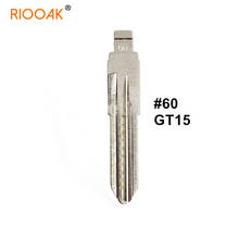 5pcs GT15 #60 2 In 1 Lishi Key Blade Uncut Metal Shearing Teeth Blank Engraved Line Blade  For Fiat Palio Ferrari 2024 - buy cheap