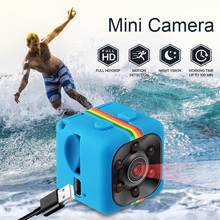 Мини-камера Sq11 с датчиком ночного видения, видеорегистратор с датчиком движения, видеорегистратор с микро-камерой, Спортивная цифровая видеокамера, маленькая камера Sq11 2024 - купить недорого
