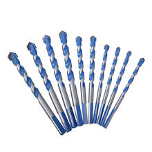 Brocas de carburo de tungsteno para taladro, 10 piezas, para azulejo de hormigón, ladrillo, cerámica, hormigón, vidrio y mármol 2024 - compra barato