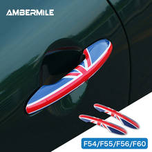 AMBERMILE-cubiertas de manija de puerta de coche, pegatina decorativa de ABS para Mini Cooper F54 F55 F56 Countryman F60, accesorios 2024 - compra barato