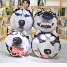 Simulation dog nap pillow removable and washable personality funny stuffer cushion cute husky plush toy gift for kids and friend 2024 - buy cheap