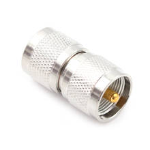 hot！1PCS Double Straight Long RF Coax Adapter Connector UHF PL259 Male To UHF PL-259 Male Plug RF Coaxial Adapter Connector new 2024 - buy cheap