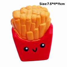 Antistress Squishy Toy  French fries Cake Donut Slow Rising Squeeze PU Simulation Snack Stress Relief Kids Toys Xams Gift 2024 - buy cheap