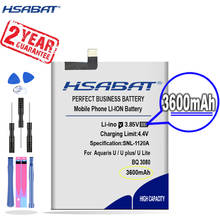 Новое поступление [HSABAT] 3600mAh BQ сменный аккумулятор 3080 батарея для BQ Aquaris U plus Lite 2024 - купить недорого