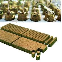 Rockwool planta starter cubo hidropônico crescer base de plantio cultivo sem solo 2024 - compre barato