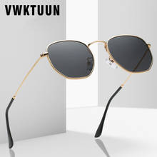 VWKTUUN-gafas de sol polarizadas para mujer, lentes de sol con montura de Metal, de lujo, cuadradas, de diseñador de marca, para conducir, 2021 2024 - compra barato