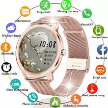 Smartwatch gejian à prova d'água, relógio inteligente com frequência cardíaca para android e ios para mulheres 2024 - compre barato