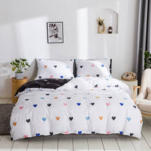 Conjunto de cama estilo grafite, capa de edredom e lençol de poliéster, 220x240, estilo nórdico, macio, para solteiro, casal, queen (sem lençol) 2024 - compre barato
