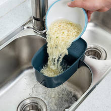 Adjustable Dish Drainer Sink Drain Basket Washing Vegetable Fruit Plastic Drying Rack Kitchen Accessories Organizer 2024 - buy cheap
