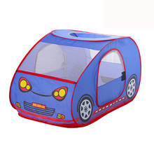 Kids game house tent car shape baby indoor outdoor portable foldable fun game tent ocean ball pool toy gift for children 2024 - buy cheap