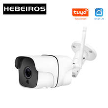 Hebeiros-cámara inteligente Tuya Life 1080P, inalámbrica, en la nube, Wifi, para exteriores, impermeable, vigilancia de seguridad, red CCTV, IP 2024 - compra barato