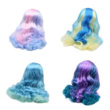 DBS blyth doll icy wig only rbl scalp and dome Layered hair 2 colors for DIY custom doll 2024 - buy cheap