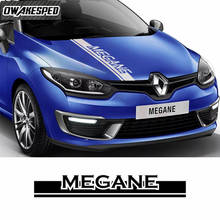 1pcs Racing Sport Stripes Car Hood Bonnet Vinyl Decals For Renault Megane Coupe GT RS Auto Engine Cover Decor Stickers 2024 - buy cheap