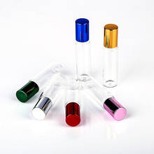 10pcs/Lot Mini 5ml 10ml Travel Portable Glass Perfume Bottle Roller Bottles Sample Empty Containers Roll on Refillable Bottles 2024 - buy cheap