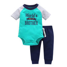 Newborn Baby Bodysuit Pants Set Summer Clothes Boys Girls Jumpsuit Short Sleeve Cotton Clothes Infant triangle climbing clothes 2024 - buy cheap