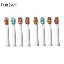 8pcs Electric Toothbrush Head Antibacterial Automatic Tooth brush Replacement for Fairywill FW-507 FW-508 FW-917 FW-959 FW-551 2024 - buy cheap