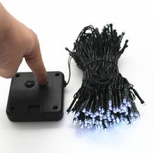 Você 50/100/200/300/500 led solar luzes de fadas ao ar livre à prova dwaterproof água rua guirlanda casas decorações do jardim natal luz da corda