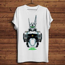 Camiseta de policía para hombre, camisa divertida de anime japonés, informal, blanca, manga fresca, de verano, nueva 2024 - compra barato