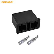 Feeldo 1 conjunto de lâmpadas de led para carro, lâmpada led diy, conector rápido de motocicleta com terminais # ca6342 2024 - compre barato