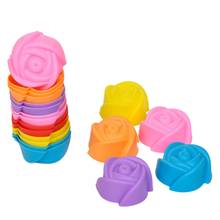 3D Rose Flowers Shape Silicone Soap Mold DIY Handmade Soap Molds Soap Making Fondant Cake Candle Molds Craft Decoration 2024 - buy cheap