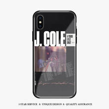 J Cole 4 your eyez only tour rapper soft silicone glass Phone case shell For iPhone 6 6S 7 8 Plus X Xr Xs 11 PRO Max 2024 - buy cheap