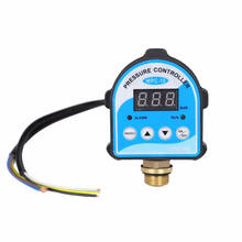 Russo interruptor de controle de pressão display led digital bomba de água g1/4 "g3/8" g1/2 "WPC-10 sensor controlador eletrônico com adaptador 2024 - compre barato