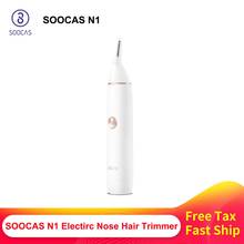 SOOCAS N1 Nose Hair Trimmer Electric Eyebrow Ear Hair Shaver for Xiaomi Razor men Portable Clipper Removal Safe Blade Washable 2024 - buy cheap
