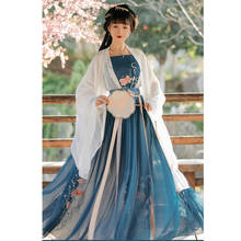 Traditional Dance Costume Hanfu Women Folk Dress Oriental Performance Clothing Festival Outfit Stage Costumes For Singers DCC199 2024 - buy cheap