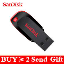 SanDisk-unidad Flash Cruzer Blade CZ50, 100% Original, 128GB, 64GB, 32GB, 16GB, Pendrive USB 2,0 2024 - compra barato