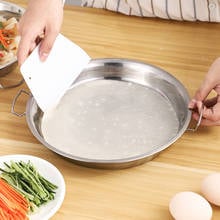 Stainless Steel Pan Cold Noodle Making Tools Steamed Rice Tray Cake Dish for Home Kitchen JAN88 2024 - buy cheap