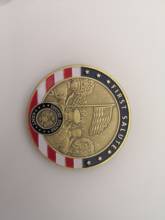 Primeira moeda de saudação exército do estado unido saudando metais de bronze emblema moedas comemorativas 2024 - compre barato