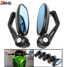 7/8"22MM Motorcycle Mirror CNC Aluninum Handlebar Rearview Side Mirrors For Kawasaki Z125 pro Z650 Z750 Z800 Z900 Z1000 ER6N ER6 2024 - buy cheap