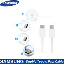 Samsung-Cable USB 3,1 de carga rápida para Samsung Galaxy S20 Ultra Note 10 Plus, Cable Dual tipo C para Note 10, 20, S20 Plus, S20 + 2024 - compra barato