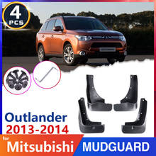 Car Fender Mud Flap Mudguards for Mitsubishi Outlander 2013 2014 3rd 3 Gen Mudflaps Splash Guards Flaps Auto Accessories Goods 2024 - buy cheap