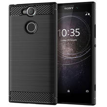 For Sony Xperia XA2 Plus Ultra Case Luxury Carbon Fiber Skin Full Soft Silicone Cover Case For Sony XA2Plus XA2Ultra Phone Cases 2024 - buy cheap